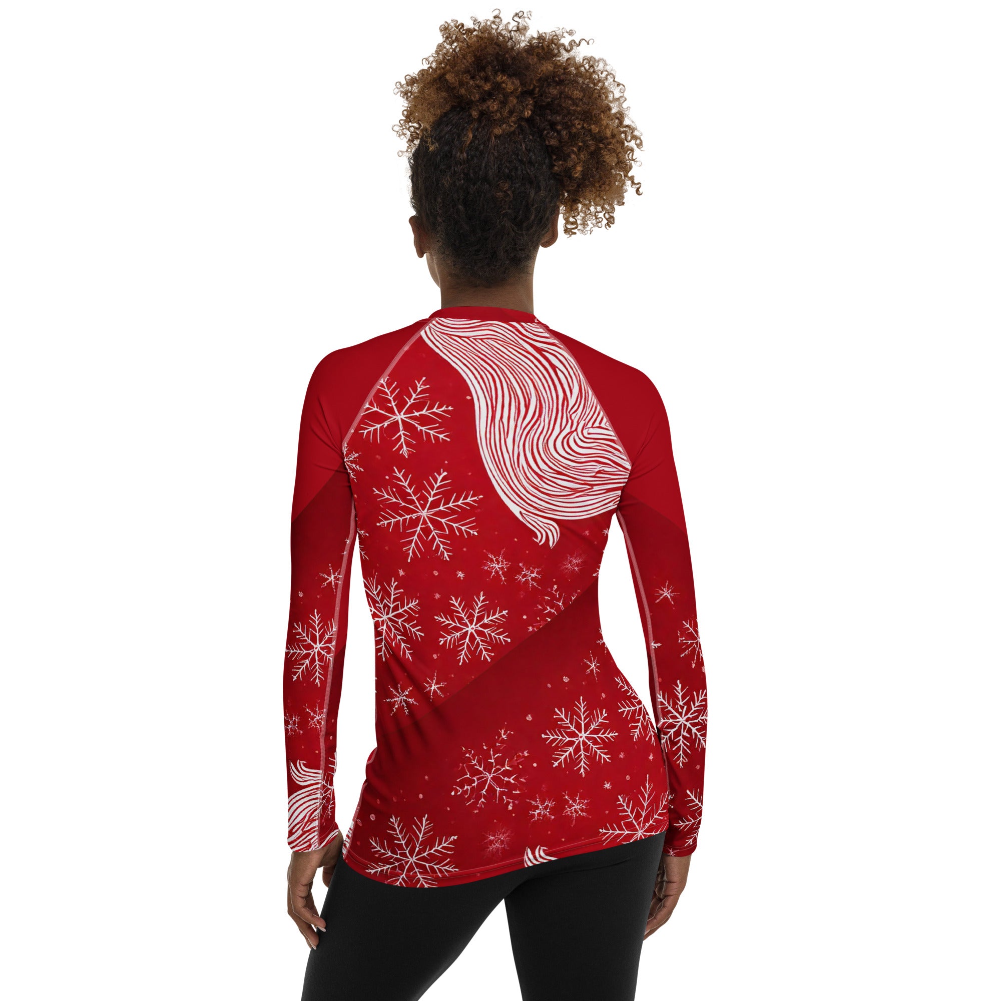 Christmas Pullover Sweater. Red Long Sleeved Party Top. WickedYo.